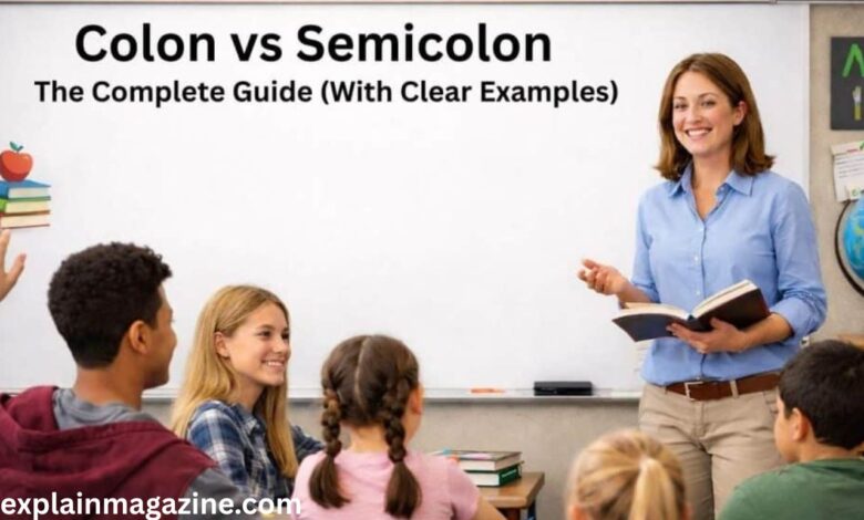 colon or semicolon