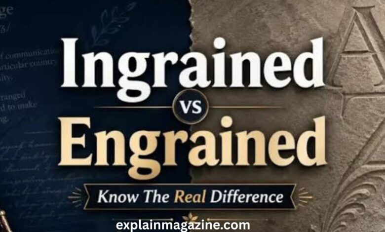 engrained or ingrained