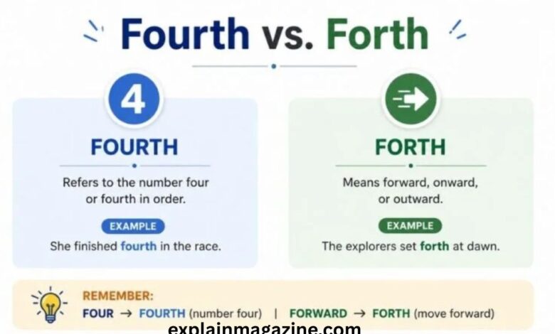 fourth or forth