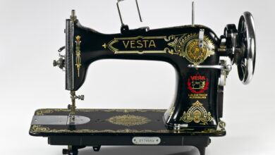 A vintage Vesta sewing machine — illustrative image for the Great British Sewing Bee fact-check