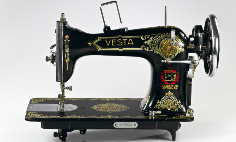 A vintage Vesta sewing machine — illustrative image for the Great British Sewing Bee fact-check