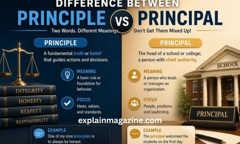 principle or principal