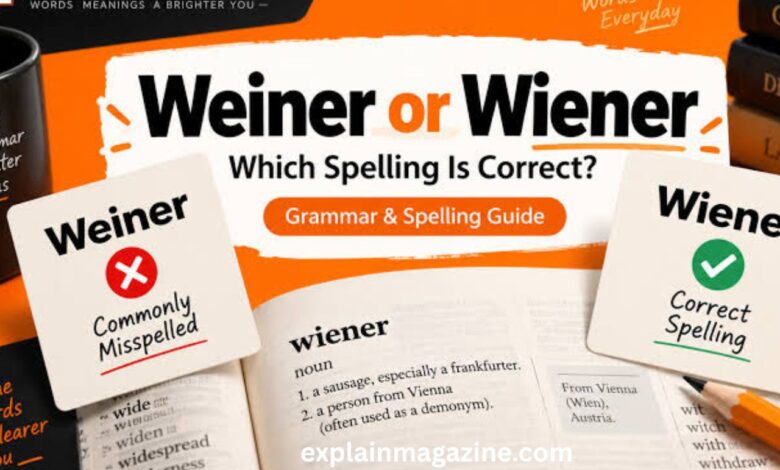 weiner or wiener