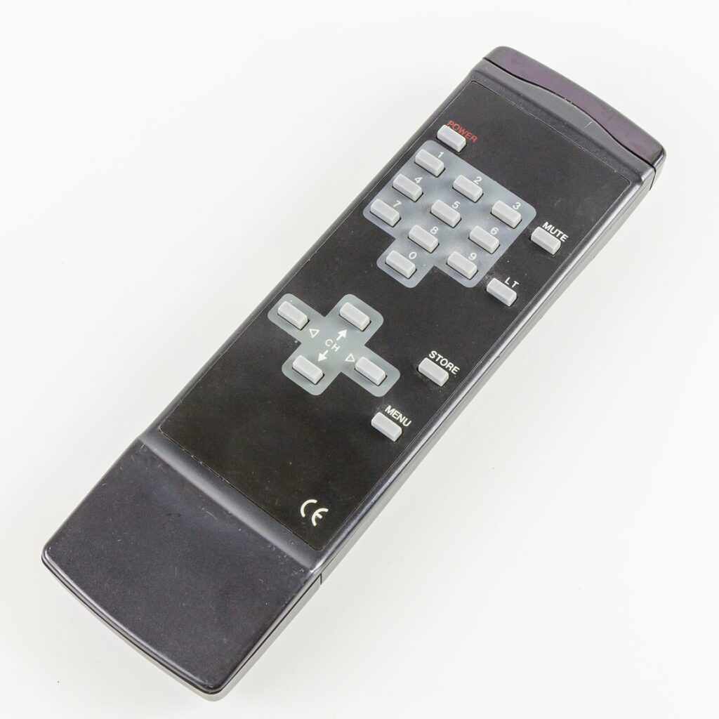 TV remote control for navigating a streaming service